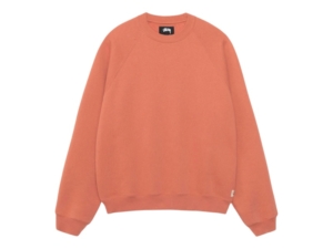 Stussy Fleece Raglan Crew Brick