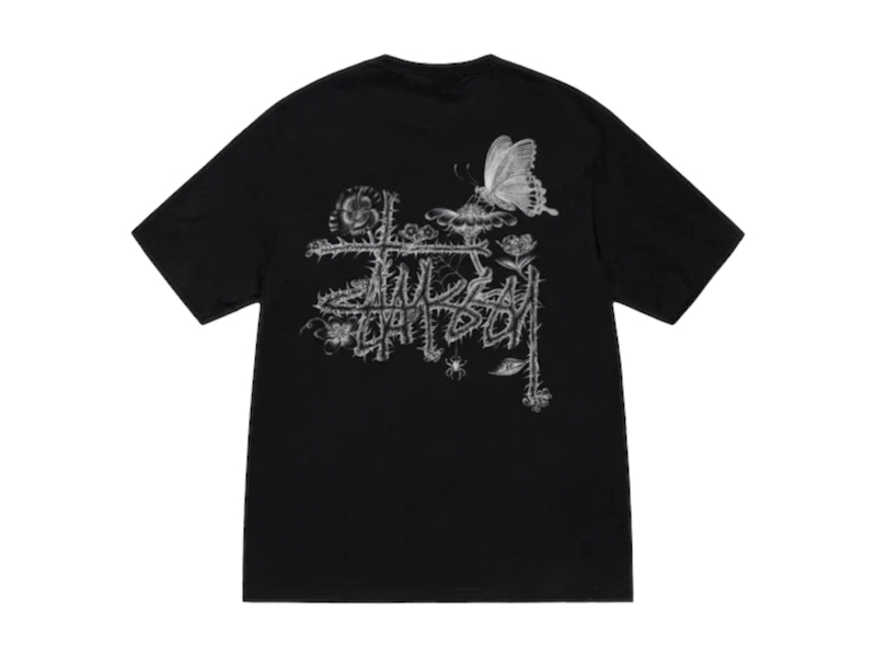 Stussy In Bloom Tee Zwart