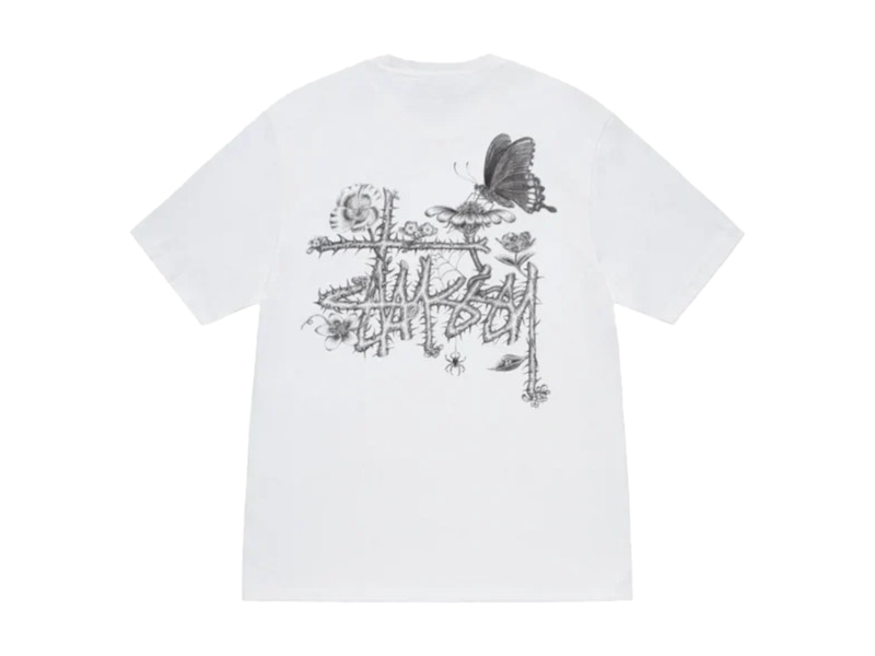Stussy In Bloom Tee Wit