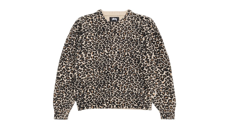 Stussy Leopard Sweater Leopard Print