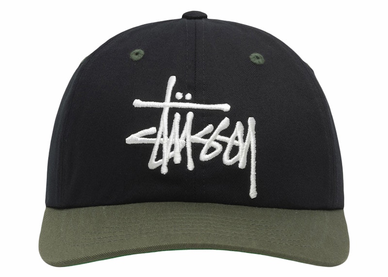 Stussy Low Profile Big Basic Snapback Zwart