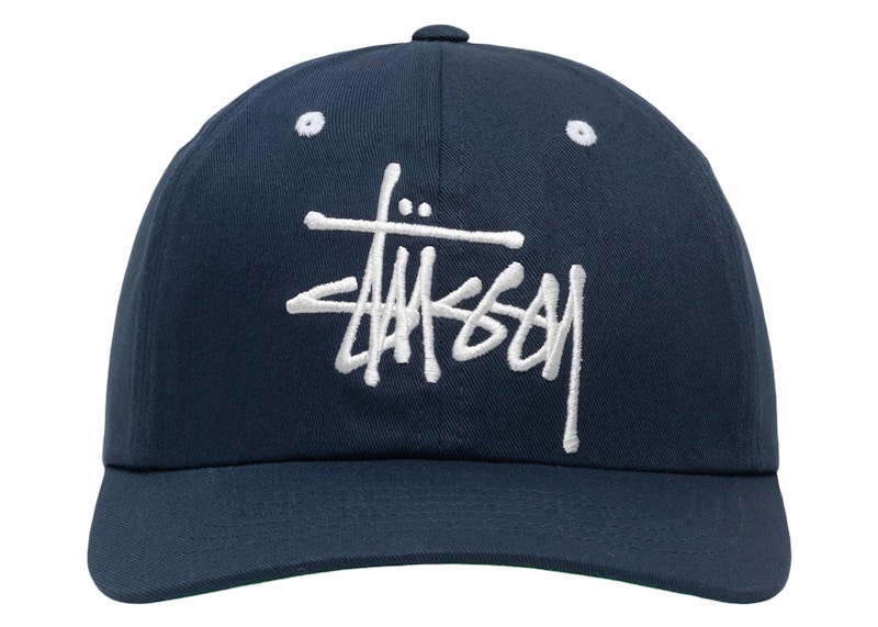 Stussy Low Profile Big Basic Snapback Blauw