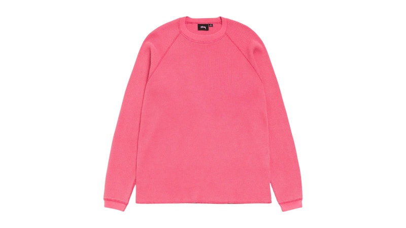 Stussy Mantra Raglan Thermal Roze