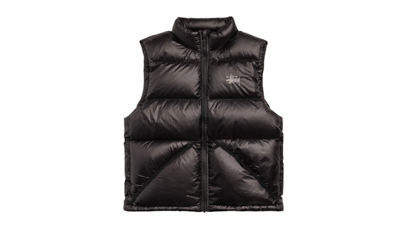 Stussy Micro Ripstop Down Vest Zwart