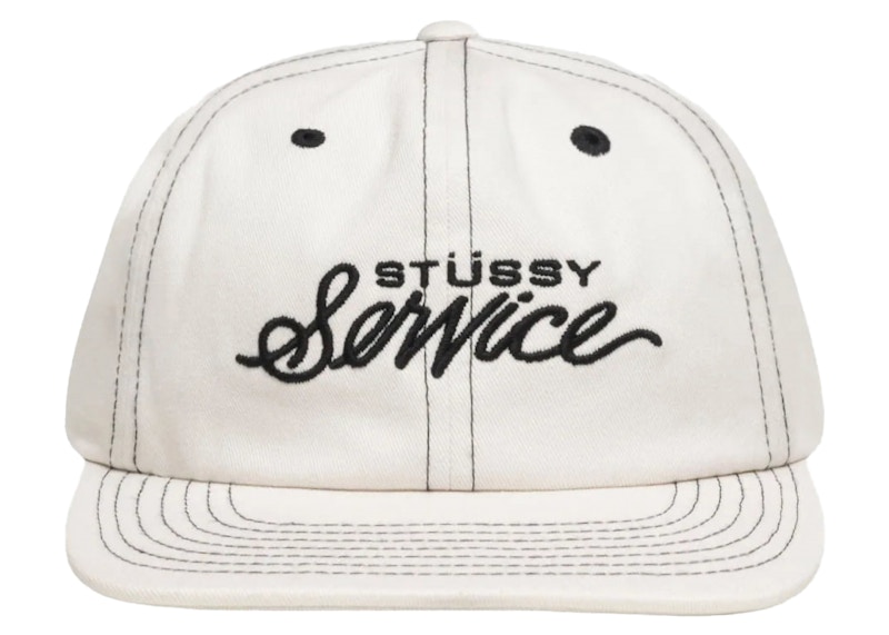 Stussy Mid Depth Service Strapback Natural