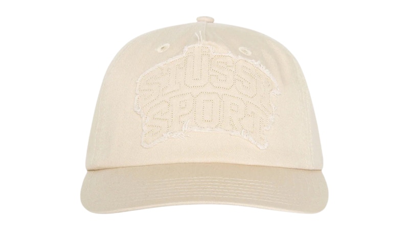 Stussy Mid-Depth Sport Patch Snapback Sand Creme