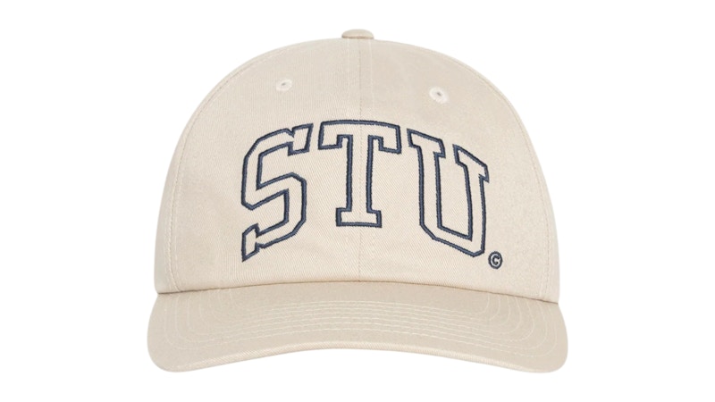 Stussy Mid-Depth Stu Arch Strapback Natural