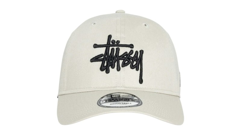 Stussy New Era 9Twenty Basic Strapback Sand Creme