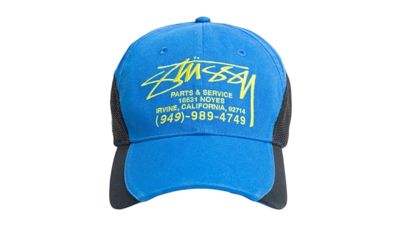 Stussy Parts & Service Mesh Cap Blauw