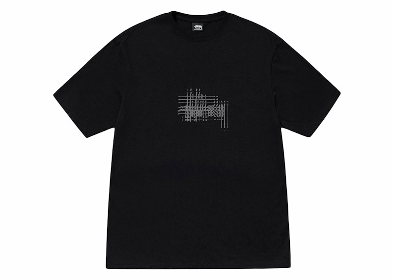 Stussy Refracted Tee Zwart