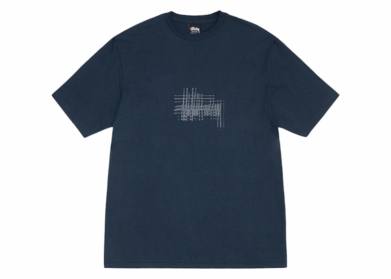 Stussy Refracted Tee Blauw