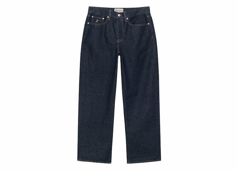 Stussy Relaxed Jean Rinsed Printed Indigo