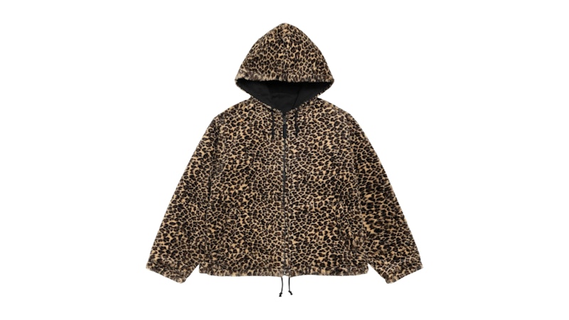 Stussy Reversible Hooded Jacket Leopard Print