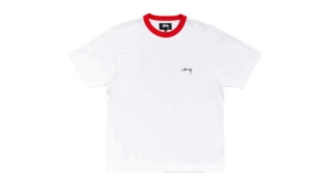 Stussy Ringer Tee Wit