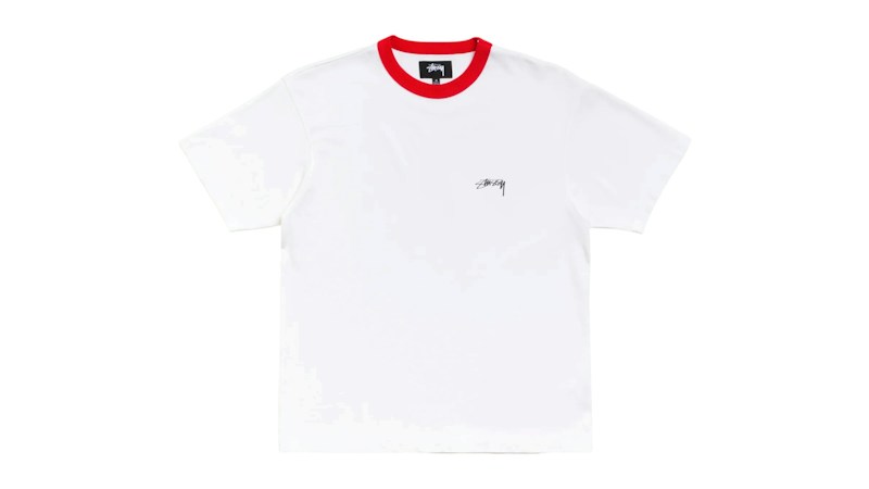 Stussy Ringer Tee Wit
