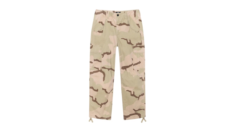 Stussy Ripstop Military Cargo Pant Sand Camo