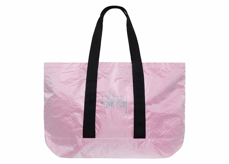 Stussy Ripstop Overlay Extra Large Tote Bag Hot Roze