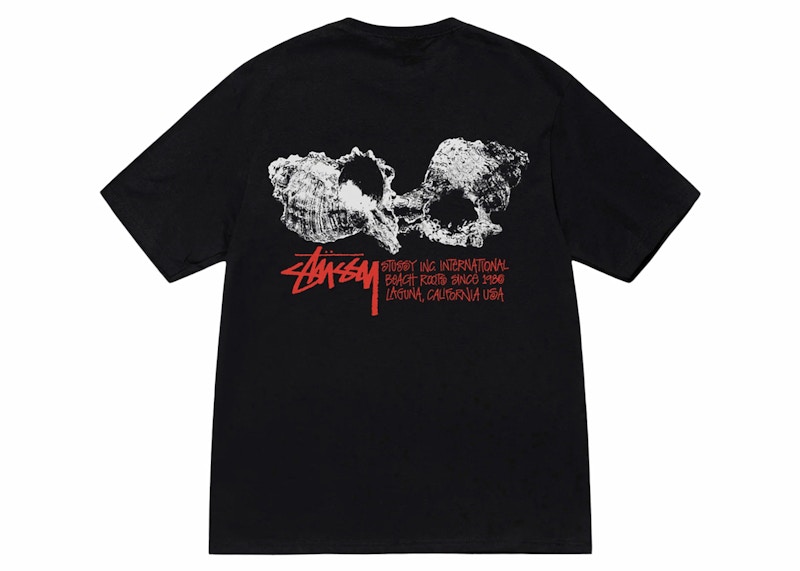 Stussy Shells Tee Zwart
