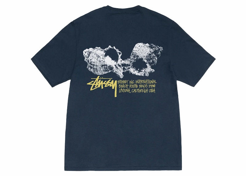 Stussy Shells Tee Blauw