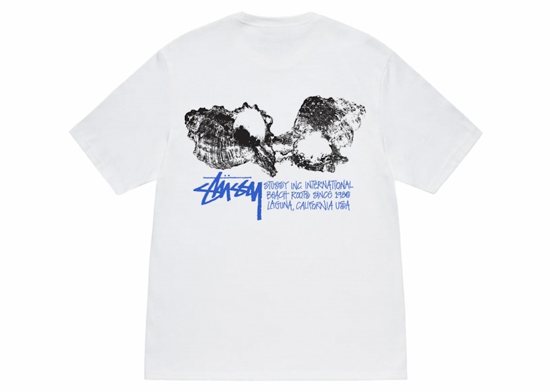 Stussy Shells Tee Wit