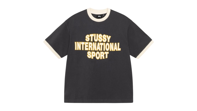 Stussy Sport Ringer Tee Zwart