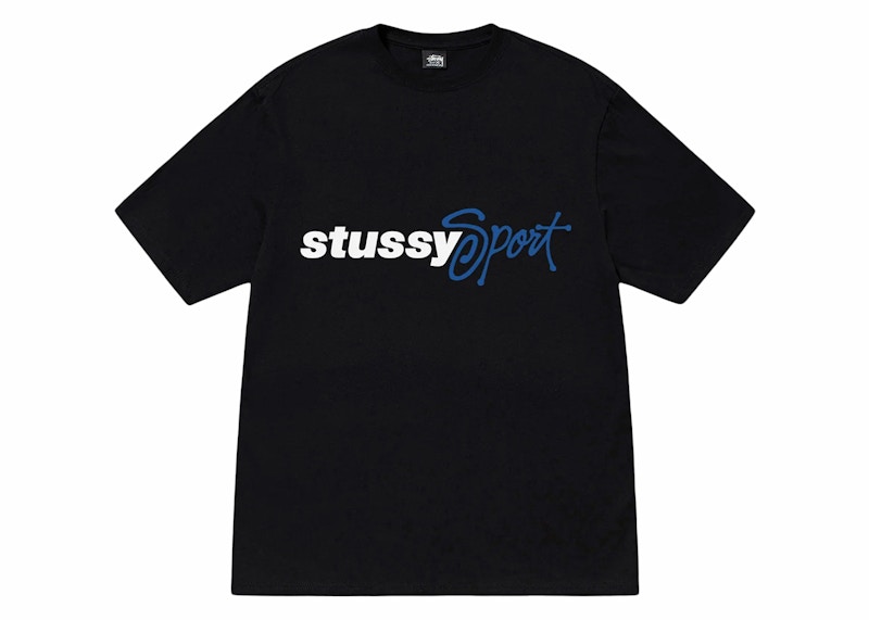 Stussy Sport Script Tee Zwart