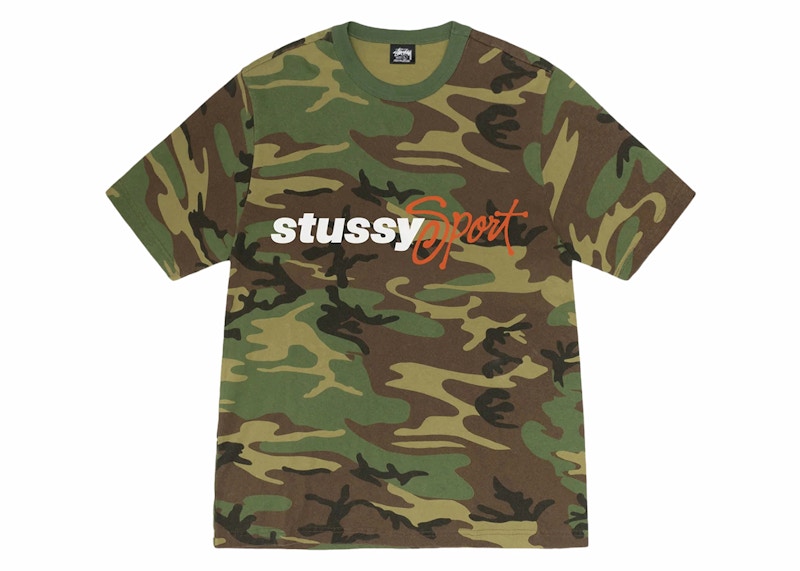 Stussy Sport Script Tee Camo
