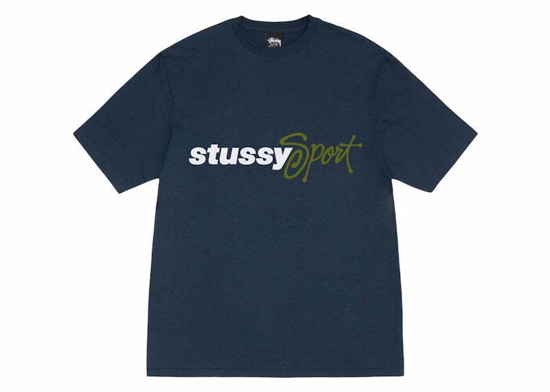 Stussy Sport Script Tee Blauw