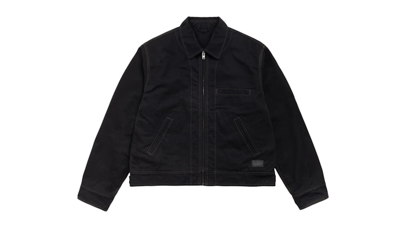 Stussy Work Collared Jacket Zwart