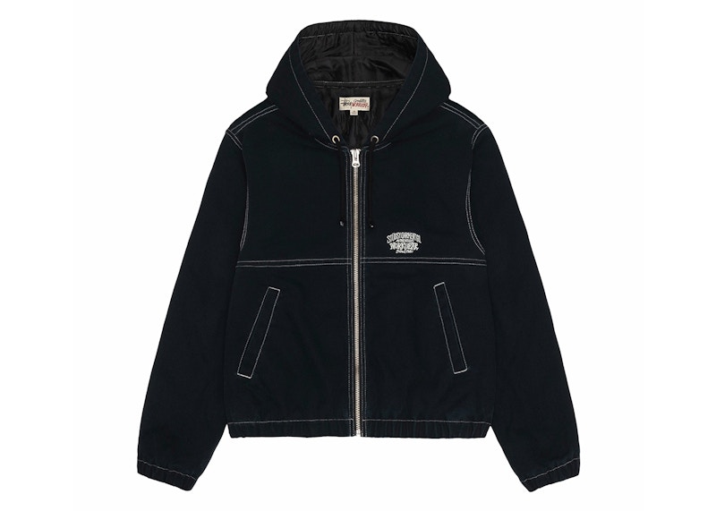 Stussy Work Contrast Stitch Jacket Zwart