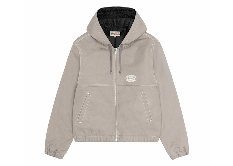 Stussy Work Contrast Stitch Jacket Grijs
