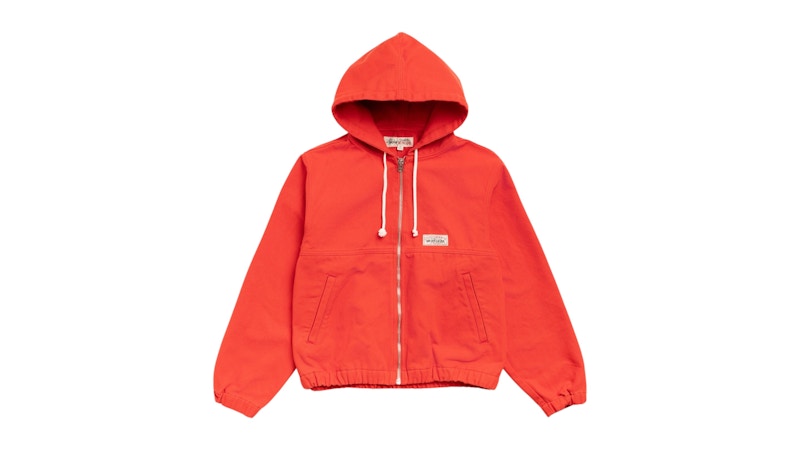 Stussy Work Unlined Canvas Jacket Rood