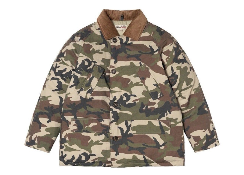 Stussy x Tears Ripstop Down Army Jacket Camo