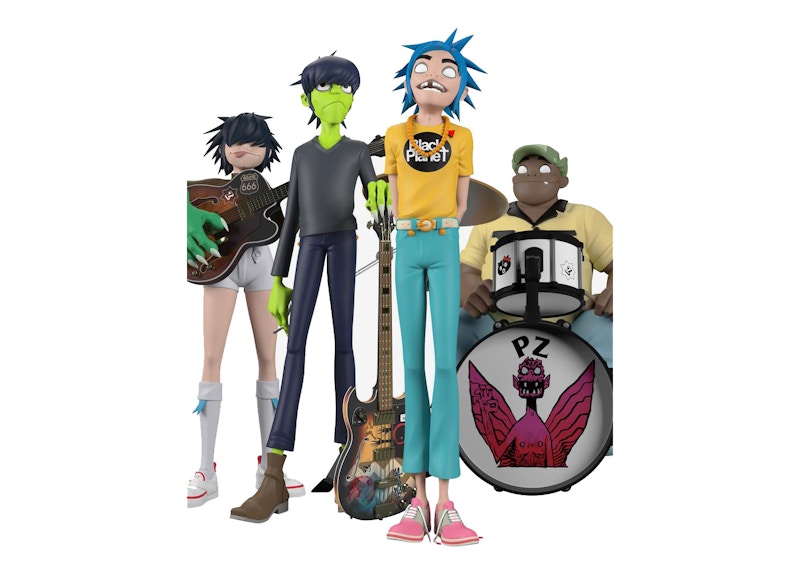 Superplastic x Gorillaz Song Machine Band Full Set Figure