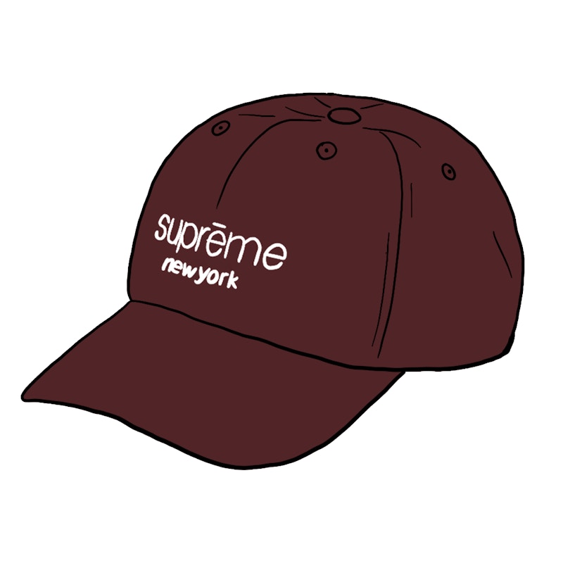 Supreme 2-Tone Canvas 6-Panel Rood