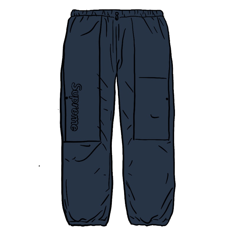 Supreme 2-Tone Cinch Pant Blauw