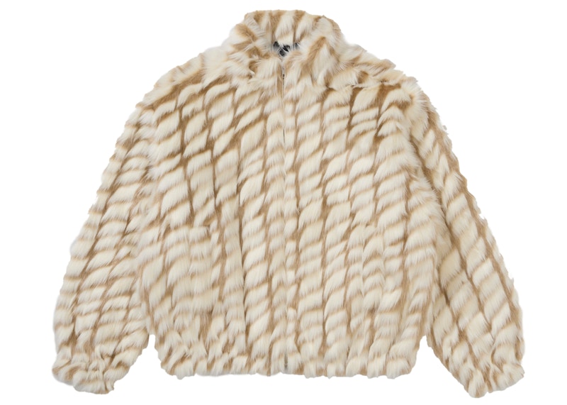 Supreme 2-Tone WINDSTOPPER Faux Fur Jacket Tan