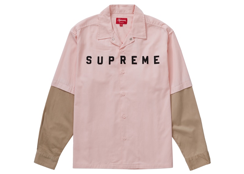 Supreme 2-Tone Work Shirt Roze