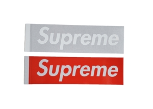 Supreme 3M Reflective Box Logo Sticker Set