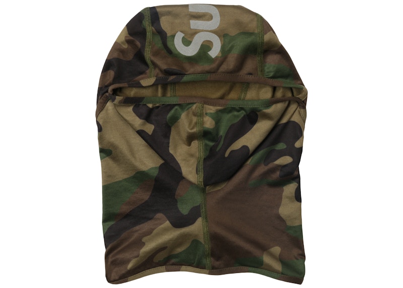 Supreme 3M Reflective Logo Balaclava Camo