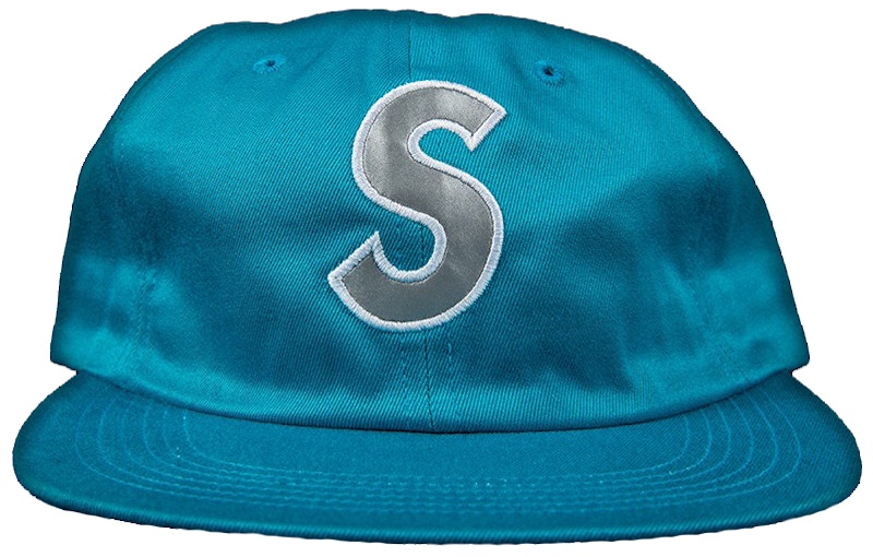 Supreme 3M Reflective S Logo 6 Panel Turquoise