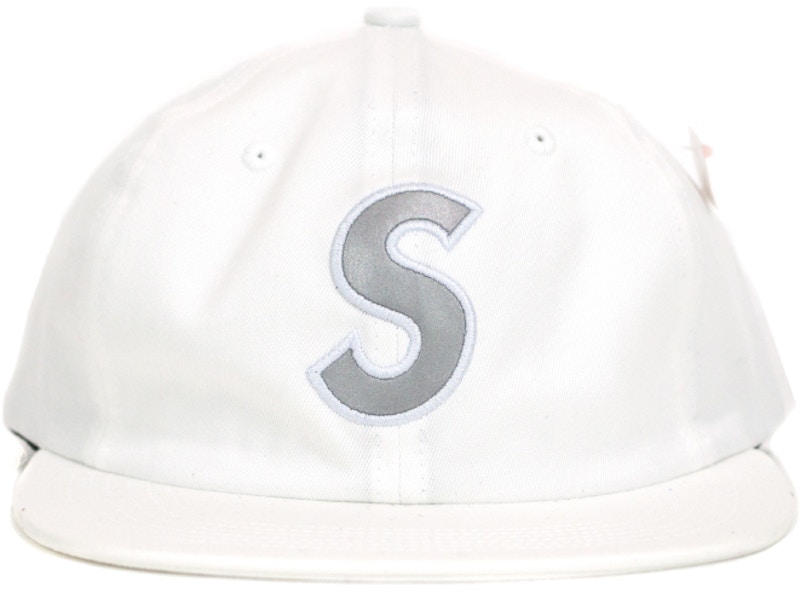 Supreme 3M Reflective S Logo 6 Panel Wit