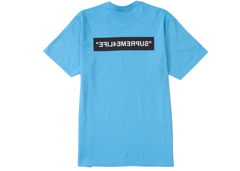 Supreme 4 Life Tee Bright Blauw