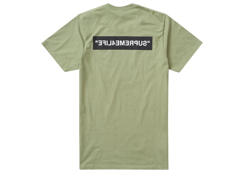 Supreme 4 Life Tee Olijf