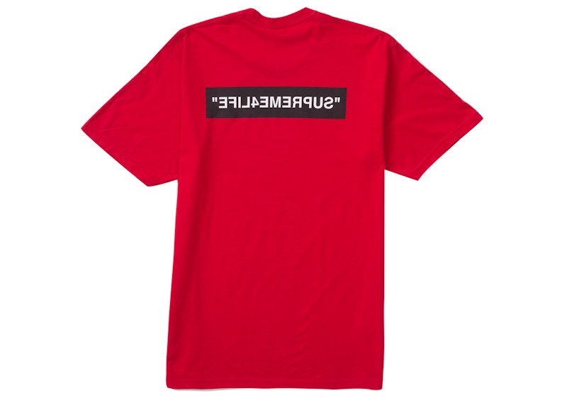 Supreme 4 Life Tee Rood