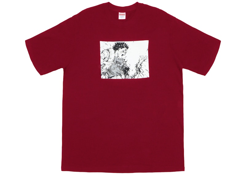 Supreme AKIRA Arm Tee Cardinal