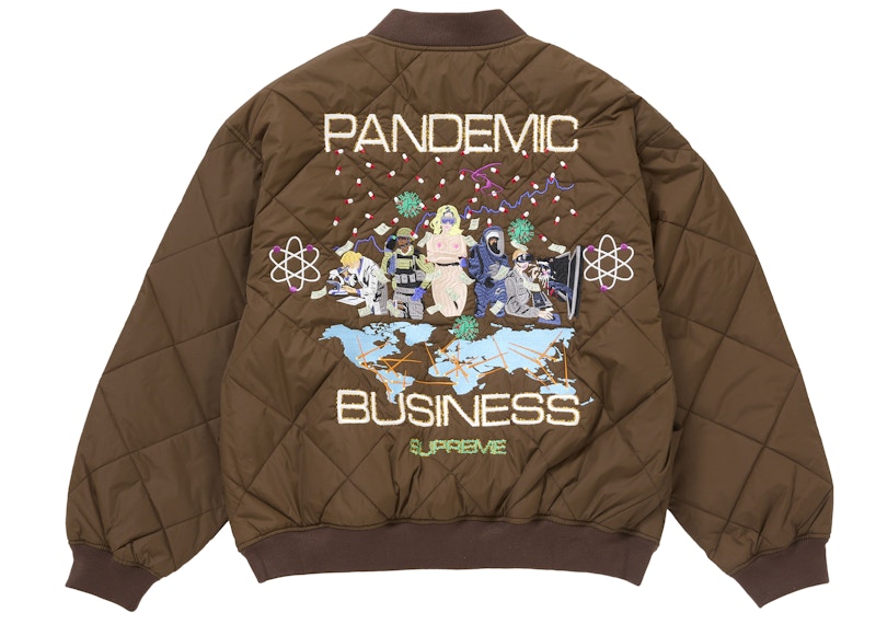 Supreme AOI Quilted Work Jacket Bruin