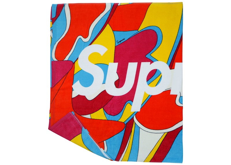 Supreme Abstract Beach Towel Rood