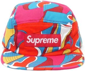 Supreme Abstract Camp Cap Rood