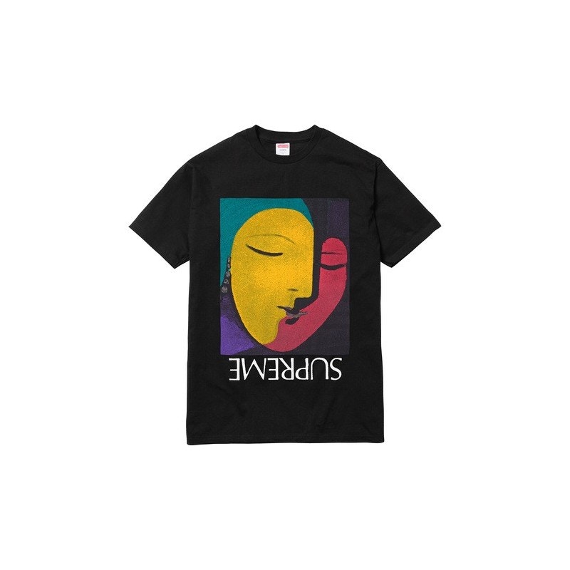 Supreme Abstract Tee Zwart